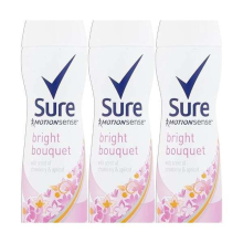 Sure Women Motion Sense Antiperspirant Deodorant, Bright Bouquet, 150ml (Pack of 3)