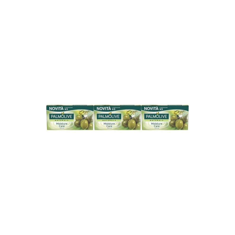 Palmolive Naturals Moisture Care Bar Soap with Olive (3x90g) (Pack of 3)