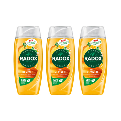 Radox Radox Mineral Therapy Feel Revived Shower Gel 225ML (Pack of 3)