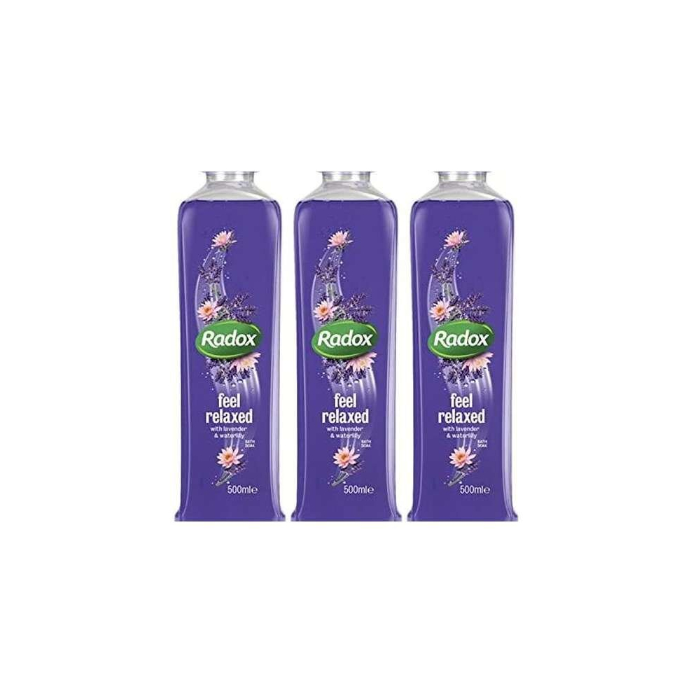 Radox Relaxed Bath Soak 500 ml (Pack of 3)