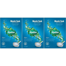 Radox Muscle Soak Bath Salts 400g (Pack of 3)
