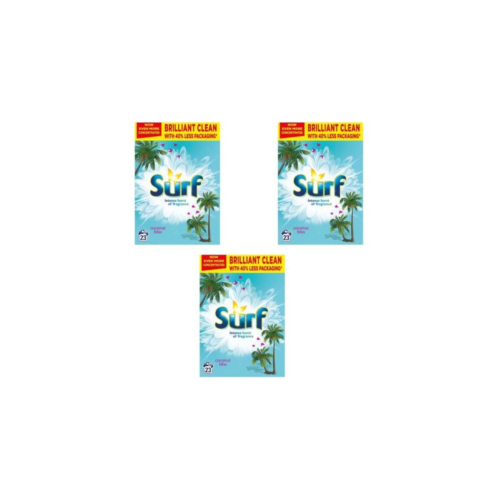 SURF Powder Coconut Bliss - 23 washes (Pack of 3)