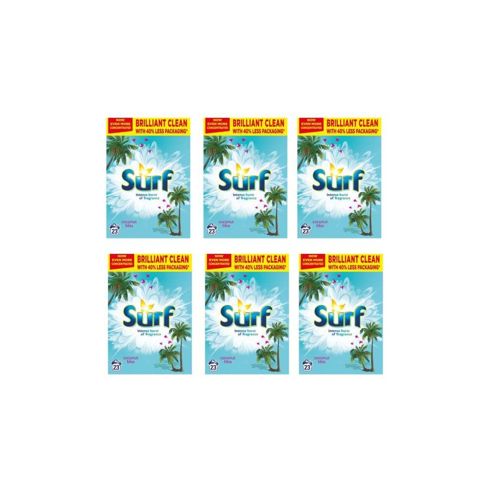 SURF Powder Coconut Bliss - 23 washes (Pack of 6)
