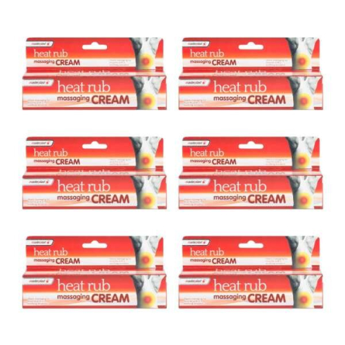 Masterplast Heat Rub Massaging Cream 70g (Pack of 6)