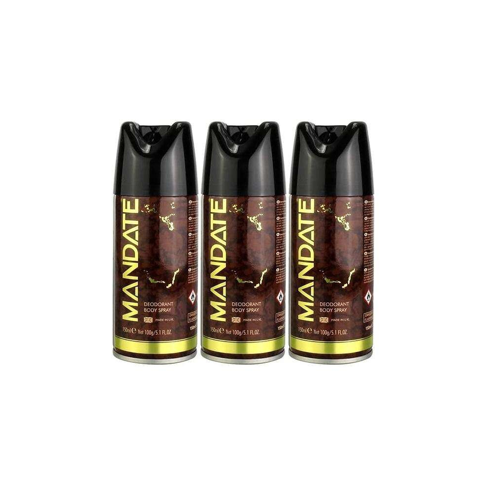 MANDATE 150 ml Body Spray (Pack of 3)