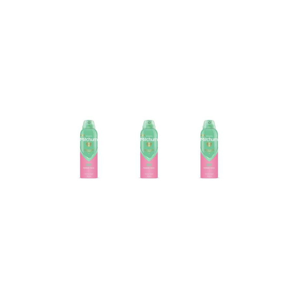 Mitchum Powder Fresh Anti-Perspirant & Deodorant 150ml (Pack of 3)