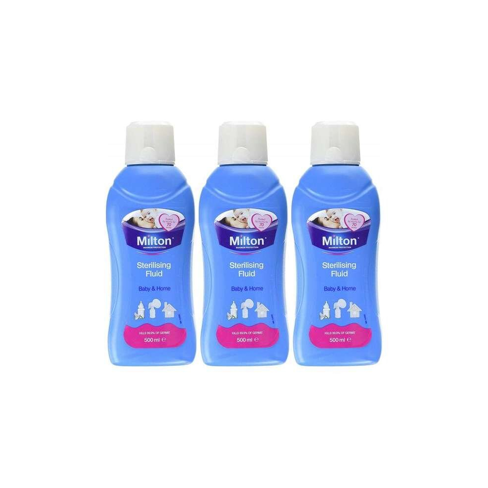 Milton Sterilising Fluid 500ml (Pack of 3)
