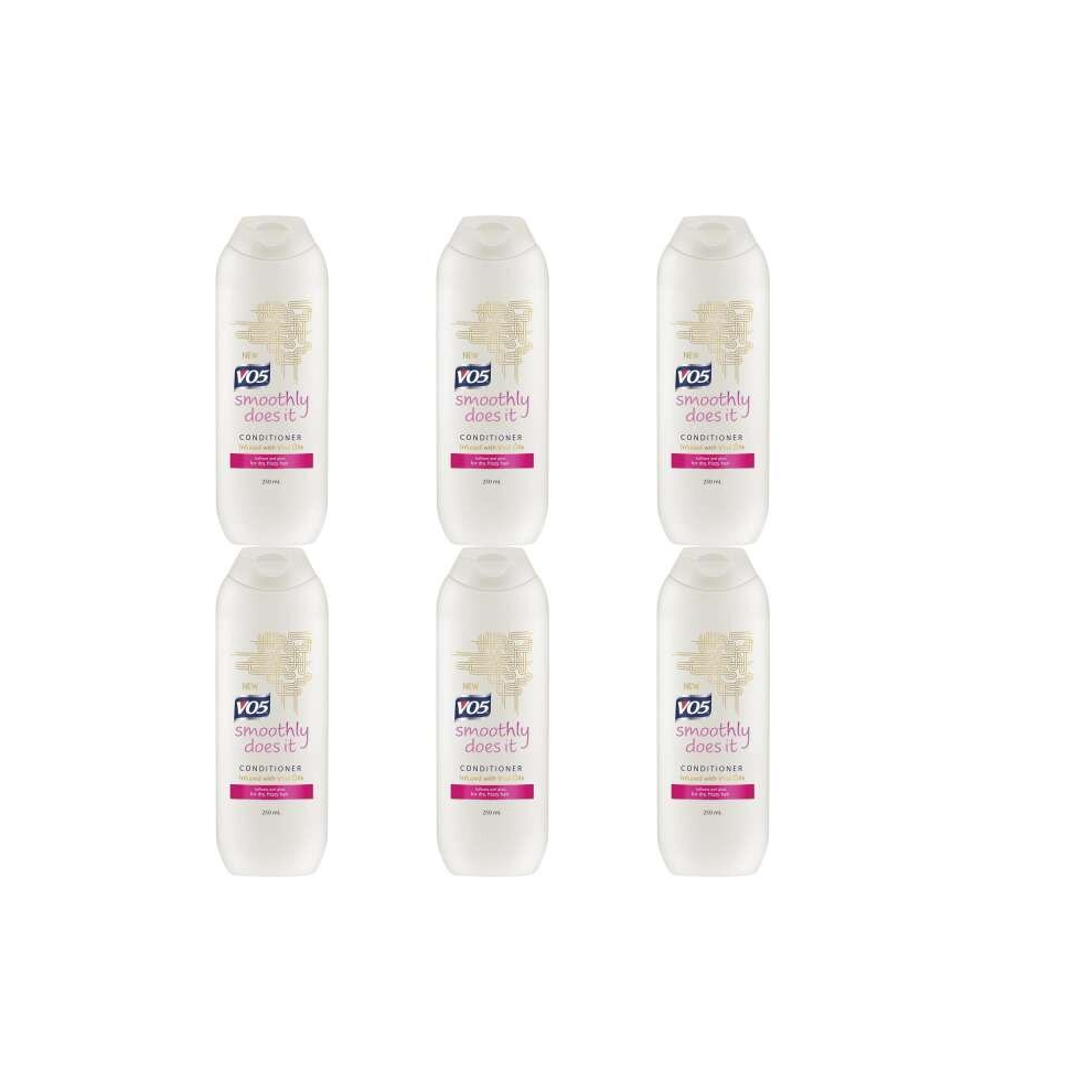 VO5 Smoothly Does It Conditioner Infused with Vital Oils 250ml (Pack of 6)