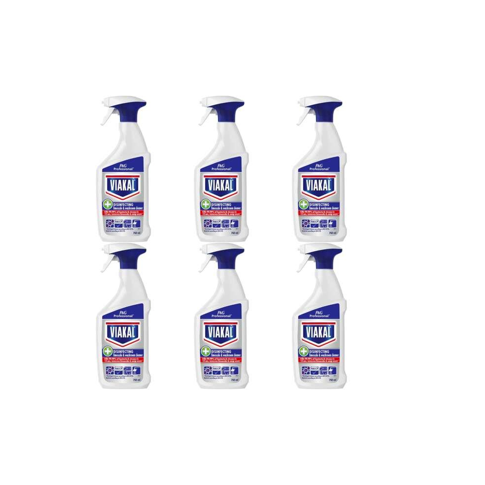 Viakal Professional Limescale Remover Spray 750ml (Pack of 6)