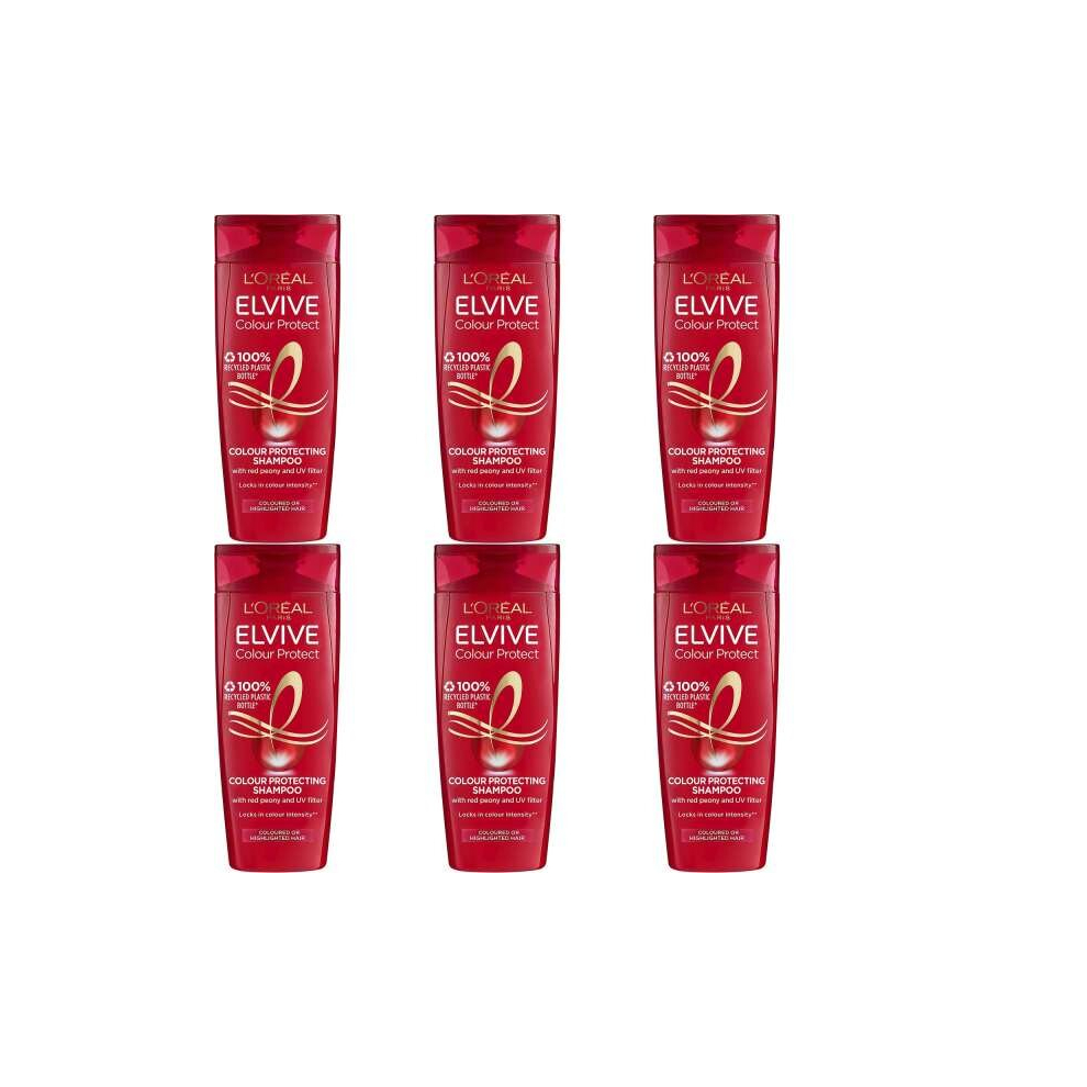 Loreal Paris Elvive Colour Protect Shampoo 400ml (Pack of 6)