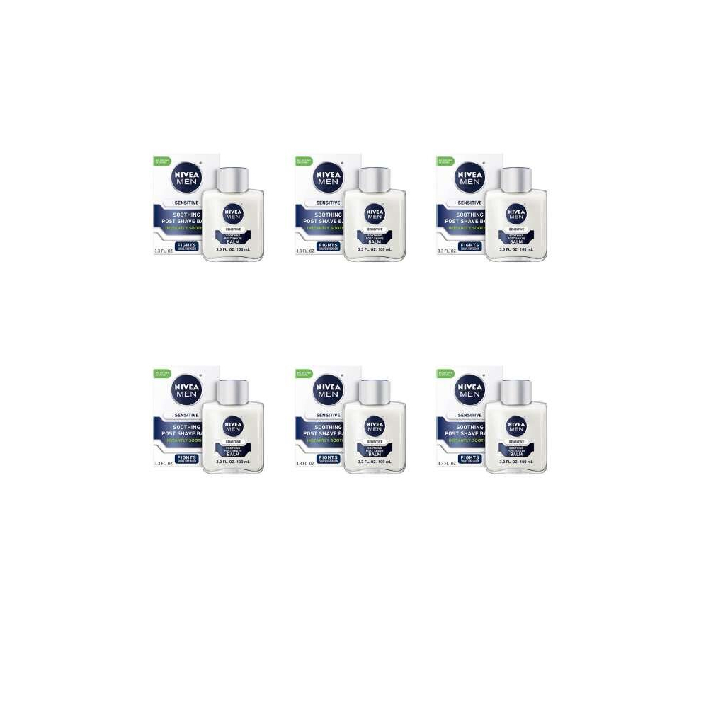 Nivea Men After Shave Balm Sensitive 100ml (Pack of 6)