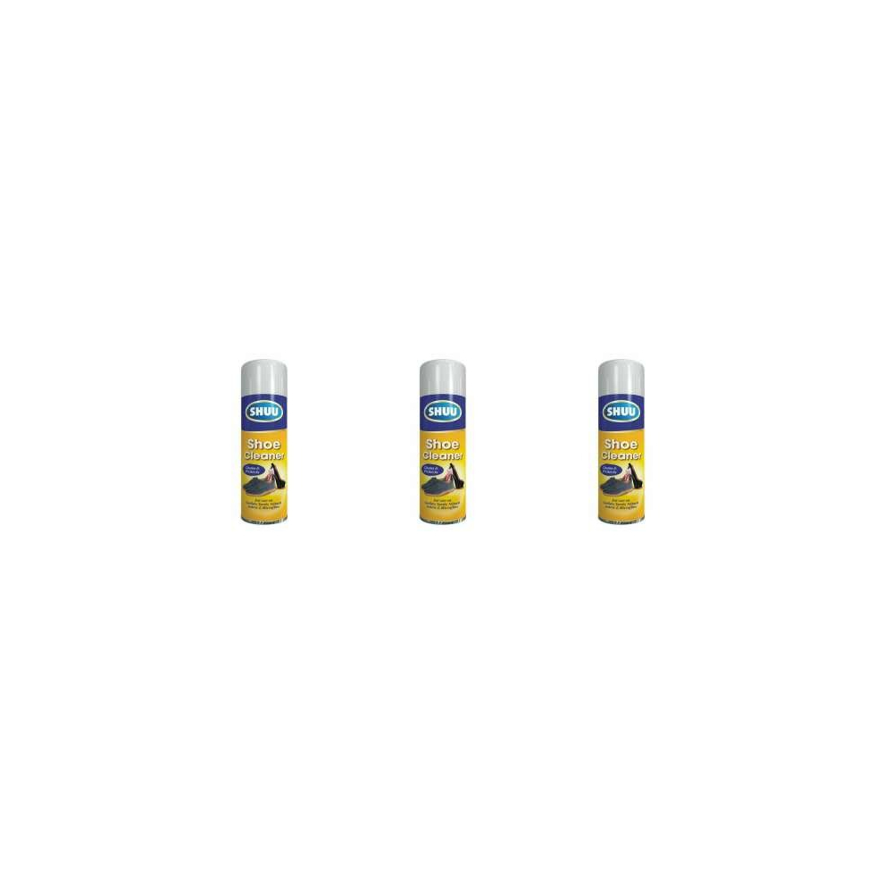 Shuu Shoe Cleaner For Fabric Leather Suede Nubuck 300ml      4503 (Pack of 3)