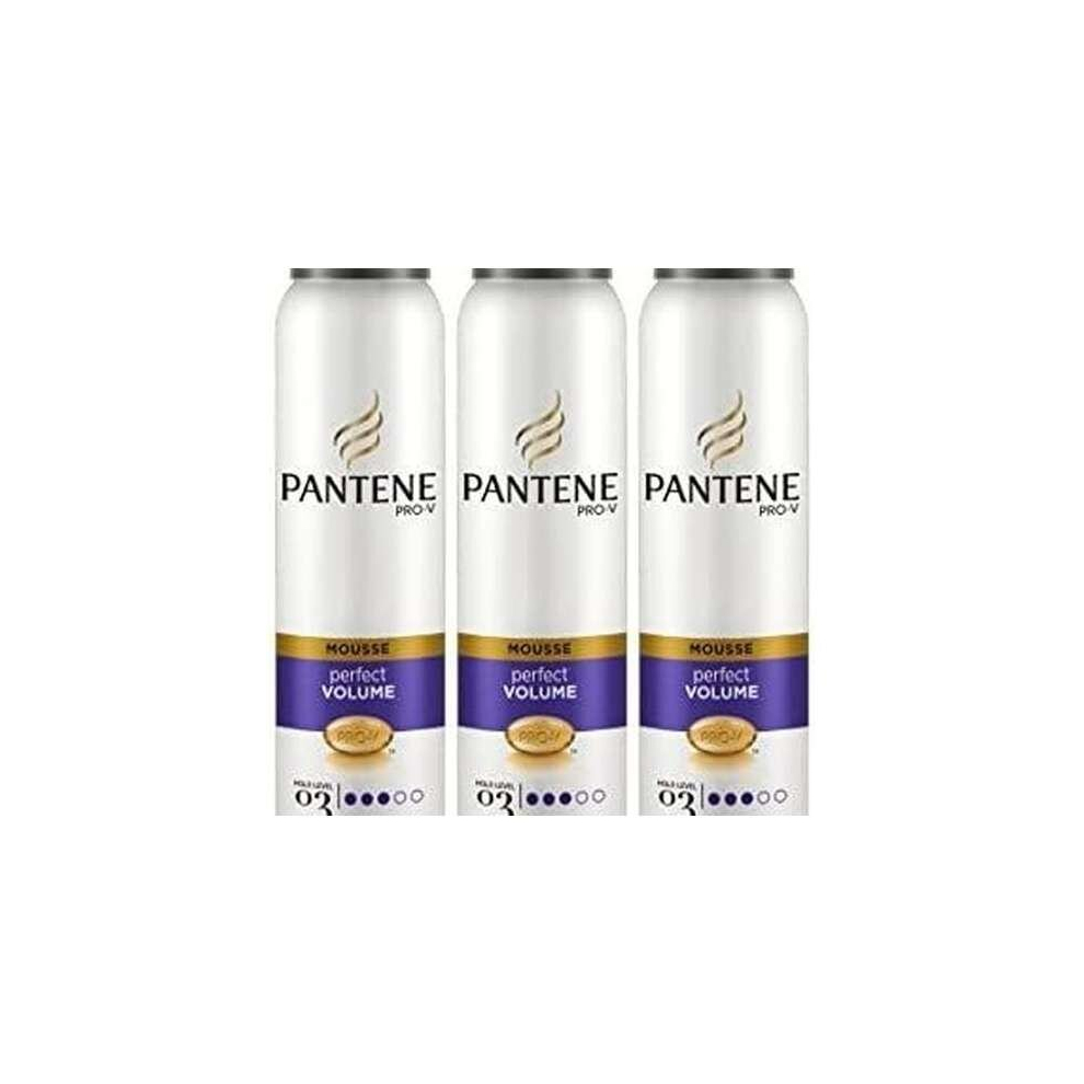 Pantene Mousse Perfect Volume and body 200ml (Pack of 3)