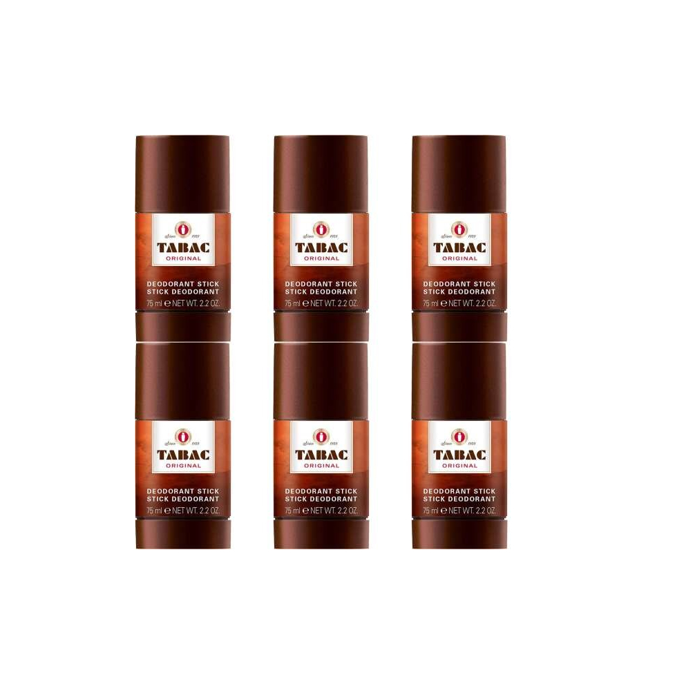 Tabac Original Deodorant Stick 75 ml (Pack of 6)