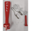 UGOLINI slush machine complete plunger RED with pull handle 1