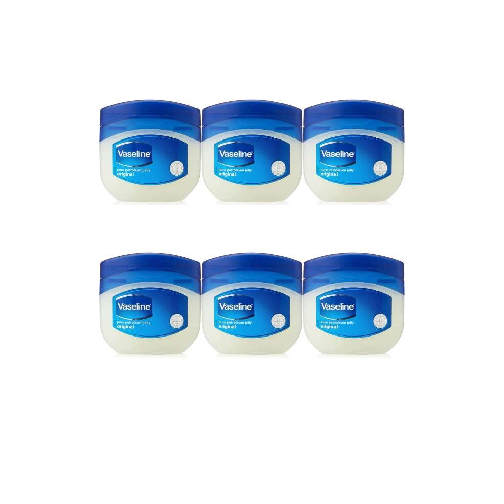 Vaseline Original Pure Petroleum Jelly, 50ml (Pack of 6)