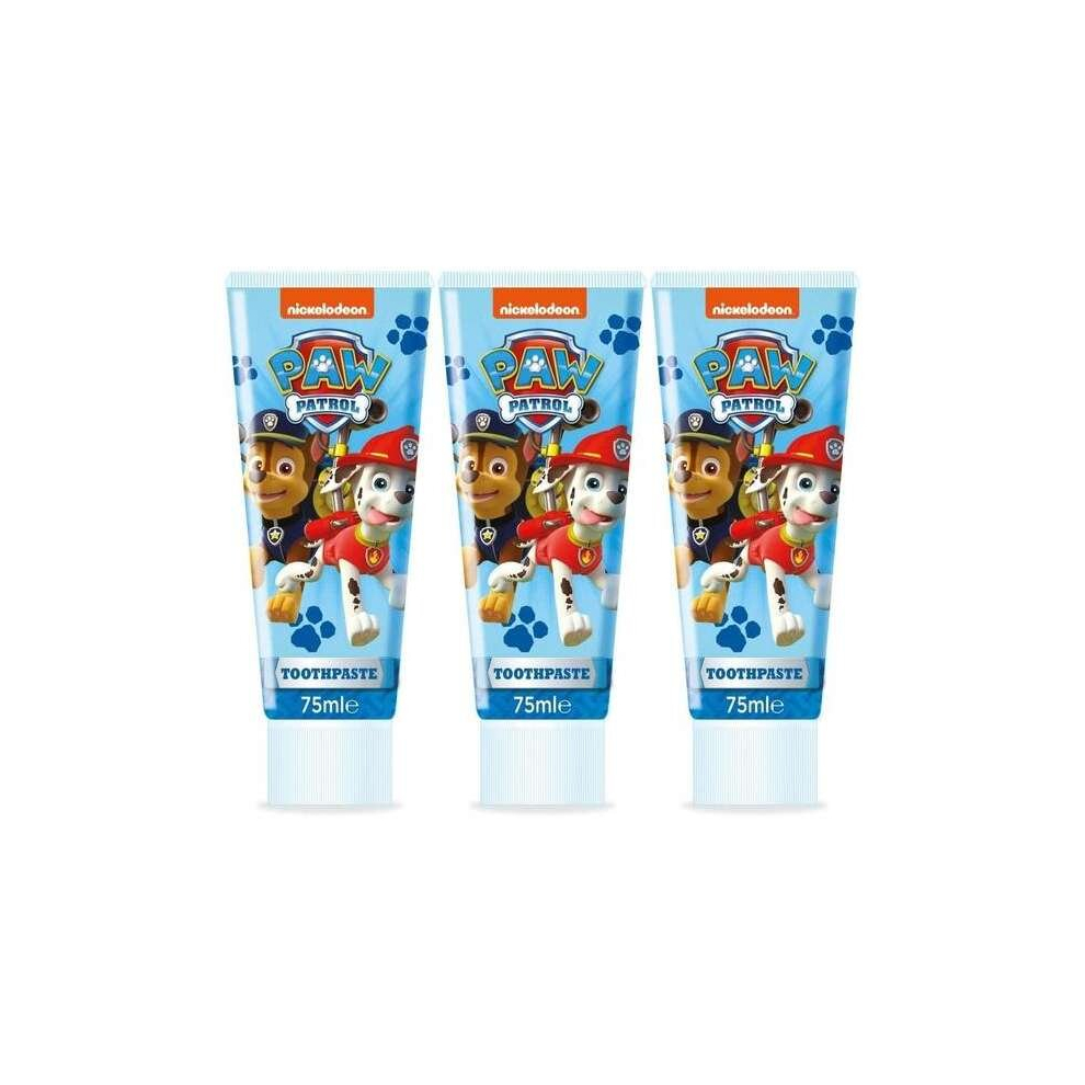 Paw Patrol Toothpaste 75ml Nickelodeon 3 Years (P4) (Pack of 3)