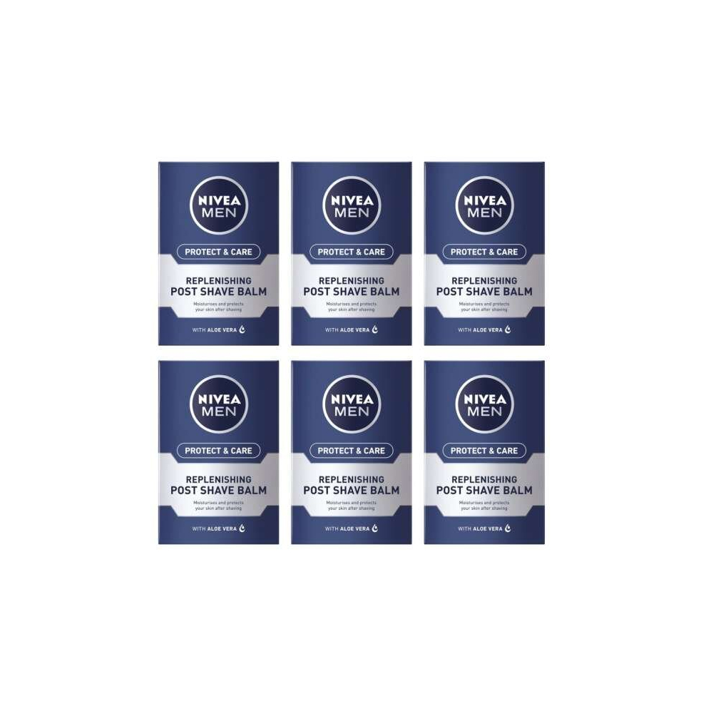 Nivea For Men Aftershave Replenishing 100ml (Pack of 6)