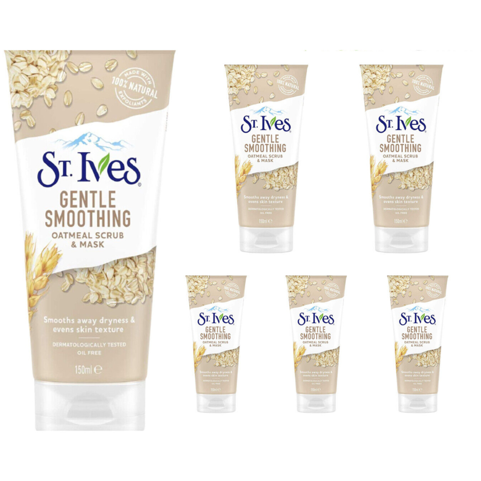 St. Ives Scrub Oatmeal Facial Mask 175 ml (Pack of 6)