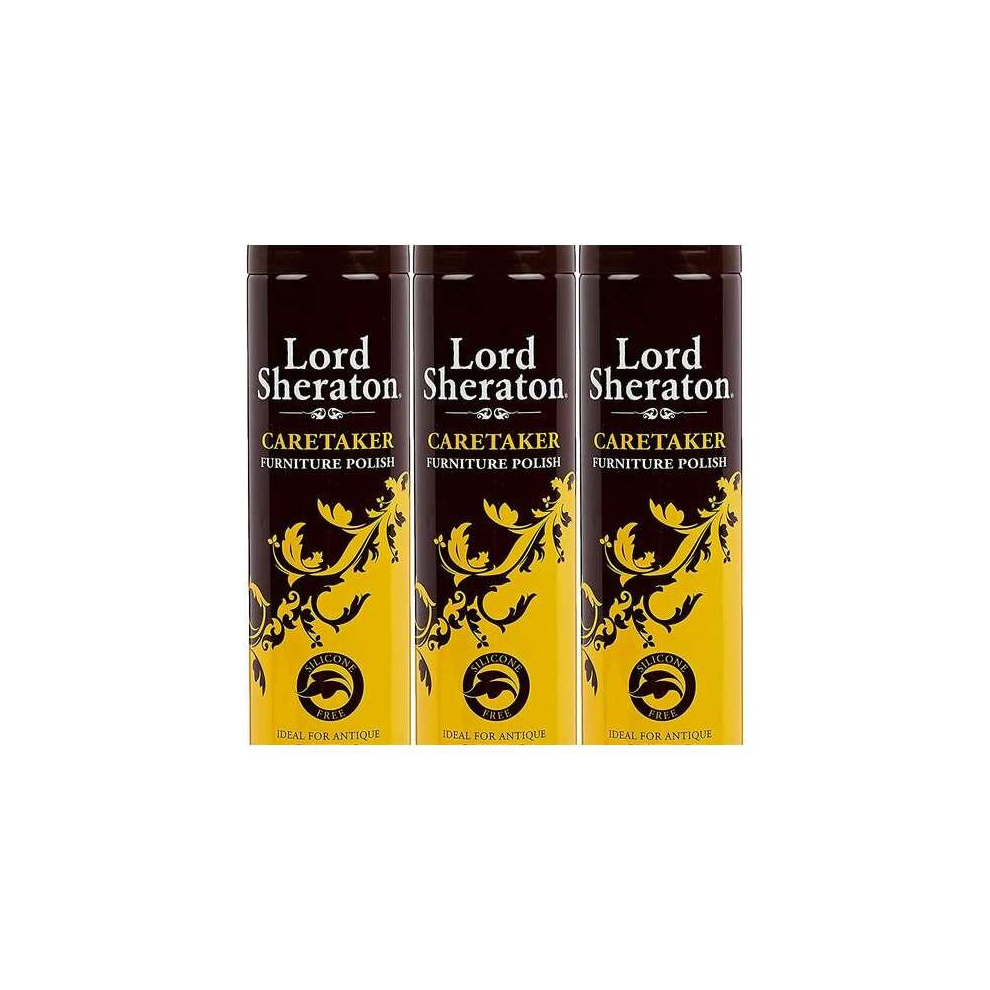 Lord Sheraton Caretaker Silicone Free Furniture Polish, 300 ml (Pack of 3)