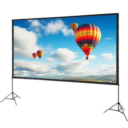 150 in projector screen orders with stand