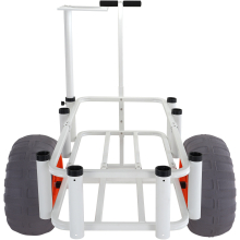 VEVOR Beach Fishing Cart Fishing Trolley 350 lbs with Balloon Tires for Sand