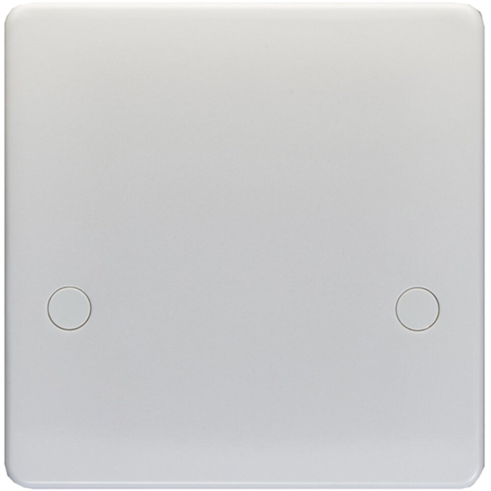 Loops 1 Gangle Single 45A Flex Outlet White Plastic Cooker Oven Appliance Wall Plate
