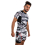 (Large ) VENUM ELECTRON 3.0 MMA SHORT SLEEVE RASHGUARD - CAMO GREY 3