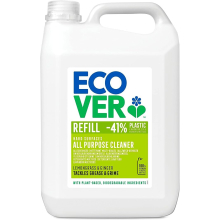 Ecover All-Purpose Cleaner Lemongrass & Ginger Refill 5L – Dilutable for Kitchen & Bathroom Surfaces