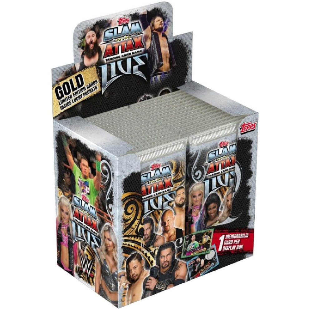 Wwe Slam Attax Live - Booster Box Pack - 36 Packets