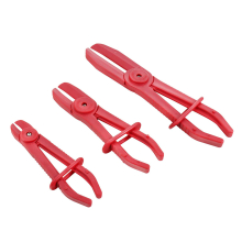 3-Piece Hose Clamp Pliers Set for 1/2-3/4 in Hoses | Flexible, Non-Conductive, Non-Damaging Jaws for Radiator, Brake & Fuel Lines