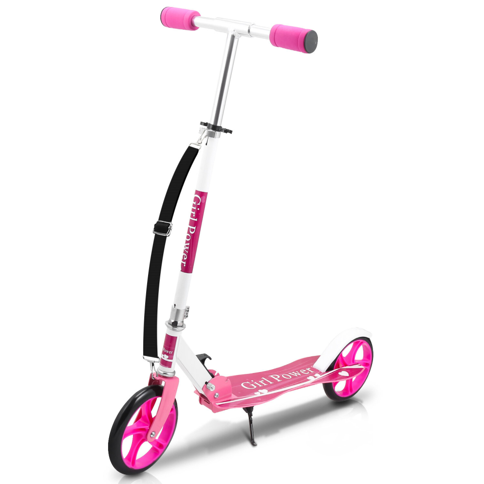 Scooter Foldable Scooter Kids Toy Gift Height adjustable Pink