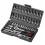 46Pcs Socket Set 1/4" Drive Metric Ratchet Screwdriver Wrench Torx Tool Kit Case 6