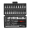 46Pcs Socket Set 1/4" Drive Metric Ratchet Screwdriver Wrench Torx Tool Kit Case 1