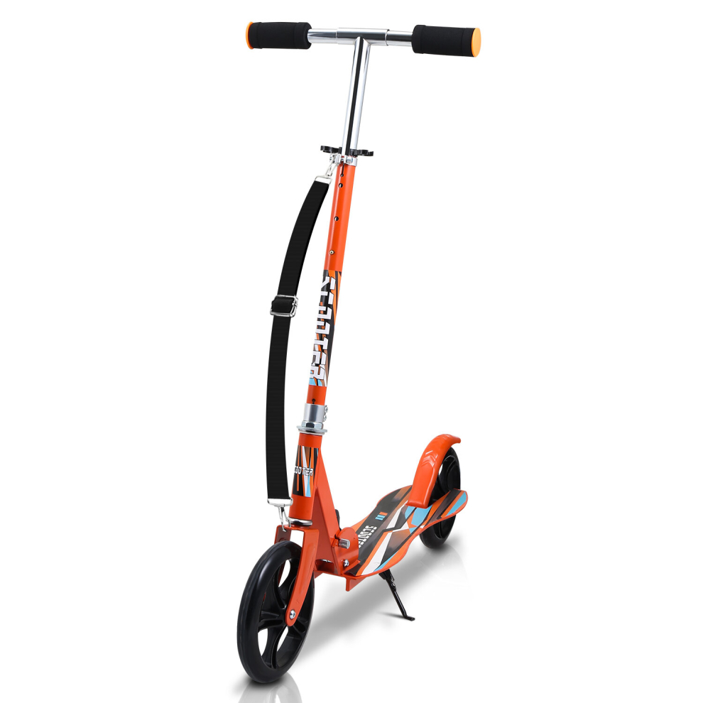 Scooter Foldable Scooter Kids Toy Gift Height adjustable Orange