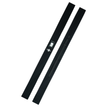 EXTRA LONG BO STAFF, POLES BLACK CARRY CASE CANVAS - 81"