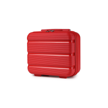 (Red, 14 inch) 1 to 4 Piece PP Hard Shell 4 Spinner Wheels Lightweight Suitcase with TSA Lock