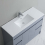 1200mm Bathroom Thin-Edge Inset Basin Sink & Overflow Ceramic Rectangular 1