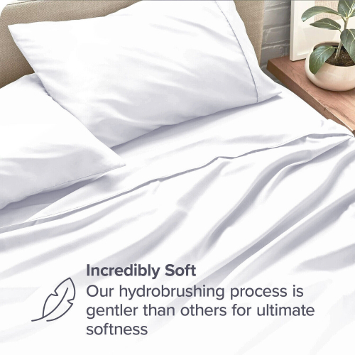 Imperial Rooms (Single (175x275 cm)) Egyptian Cotton Flat Sheet Single Double King Size 1