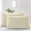 Imperial Rooms (Pillowcase Only (50 x 75 cm), Beige) 100% Egyptian Cotton Flat Sheet Bed Sheets UK 2