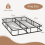 Casart King Size Bed Frame Metal Platform Bed Frame Slat Support 2