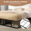 Casart King Size Bed Frame Metal Platform Bed Frame Slat Support 6