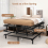 Casart King Size Bed Frame Metal Platform Bed Frame Slat Support 5