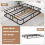Casart King Size Bed Frame Metal Platform Bed Frame Slat Support 4