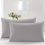Imperial Rooms (Pillowcase Only (50 x 75 cm), Grey) 100% Egyptian Cotton Flat Sheet Bed Sheets UK 1