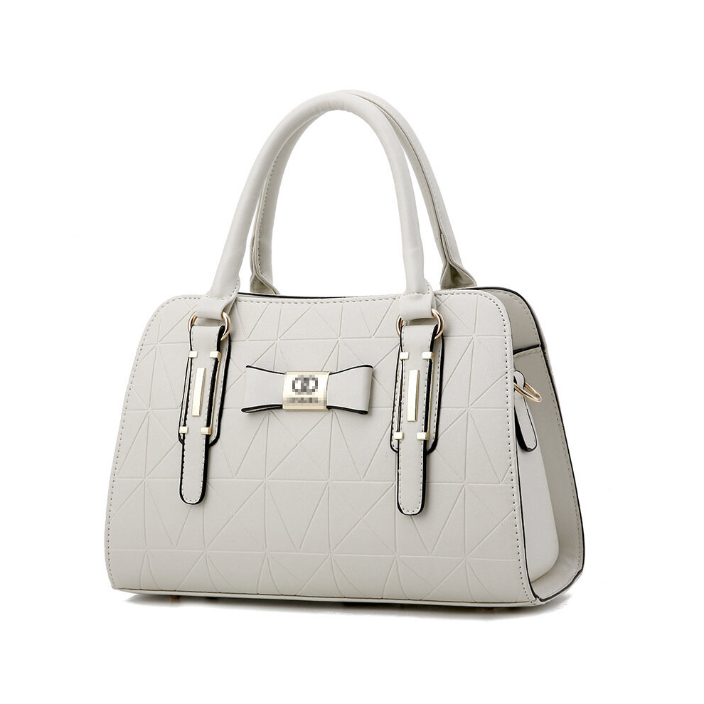 (Light Gray) Handbag Fashion Ladies Shoulder Purse Women Crossbody Leather Tote Designer Bags