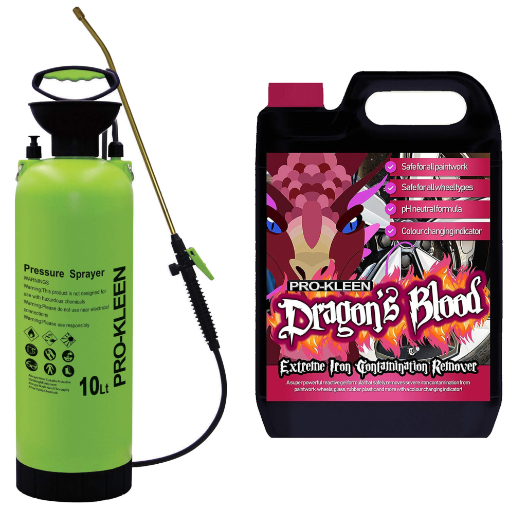 Pro-Kleen (10L) 5L Dragons Blood & Pump Sprayer