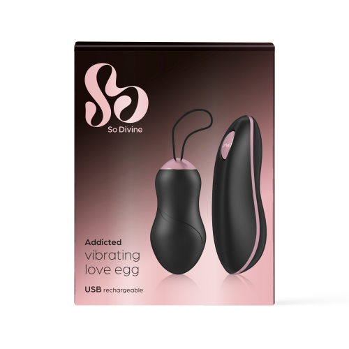 So Divine Addicted Rechargeable Remote control Love Egg Vibrator