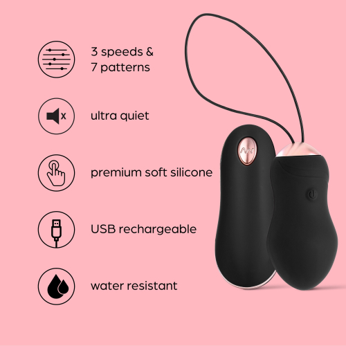 So Divine Addicted Rechargeable Remote control Love Egg Vibrator 2