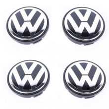 Wheel Center Cap Hub Badge 65mm 4 PCS For VW  Golf Passat Polo